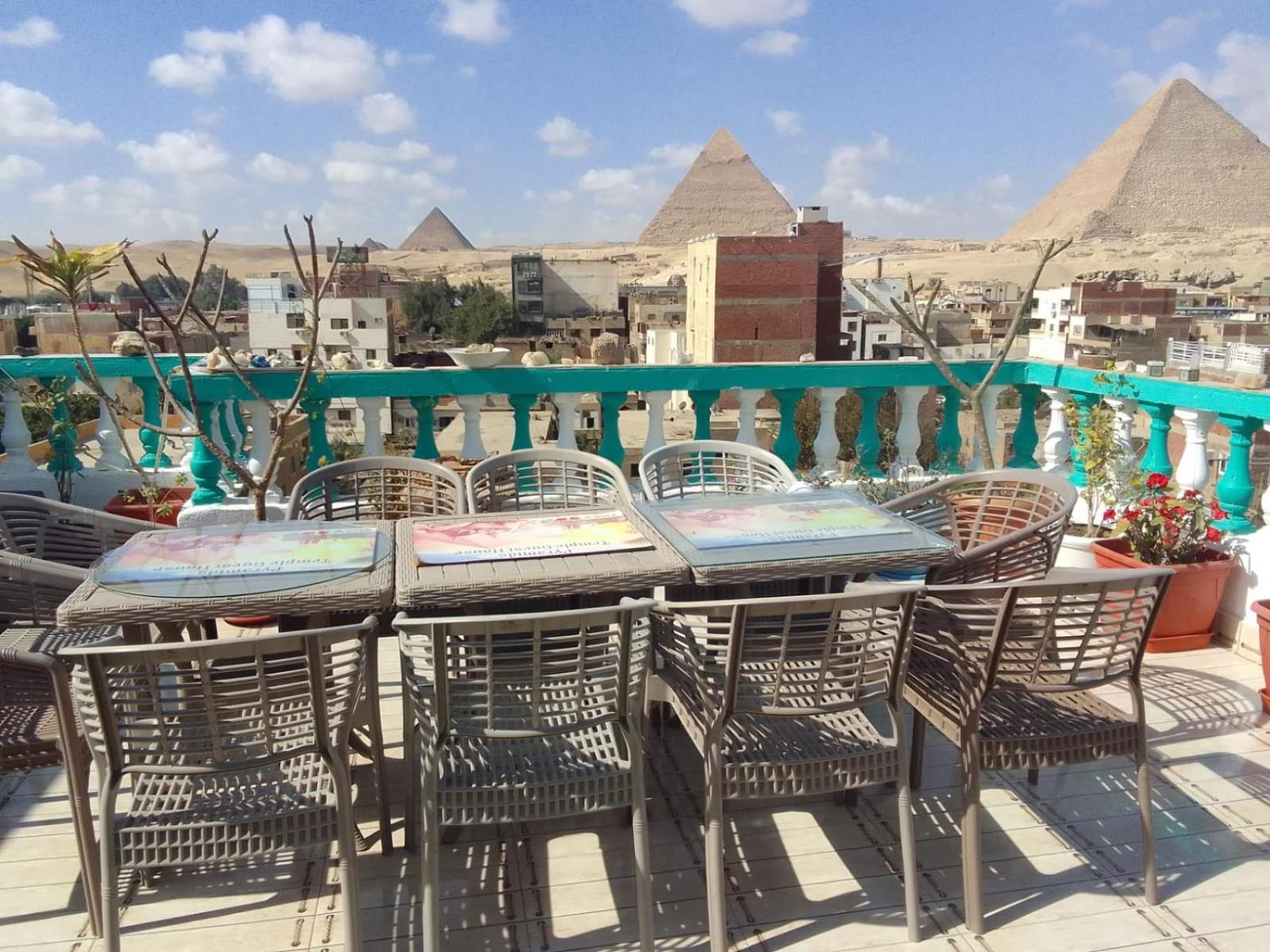 Kafret el-Gabal Pyramids Temple Guest House מראה חיצוני תמונה