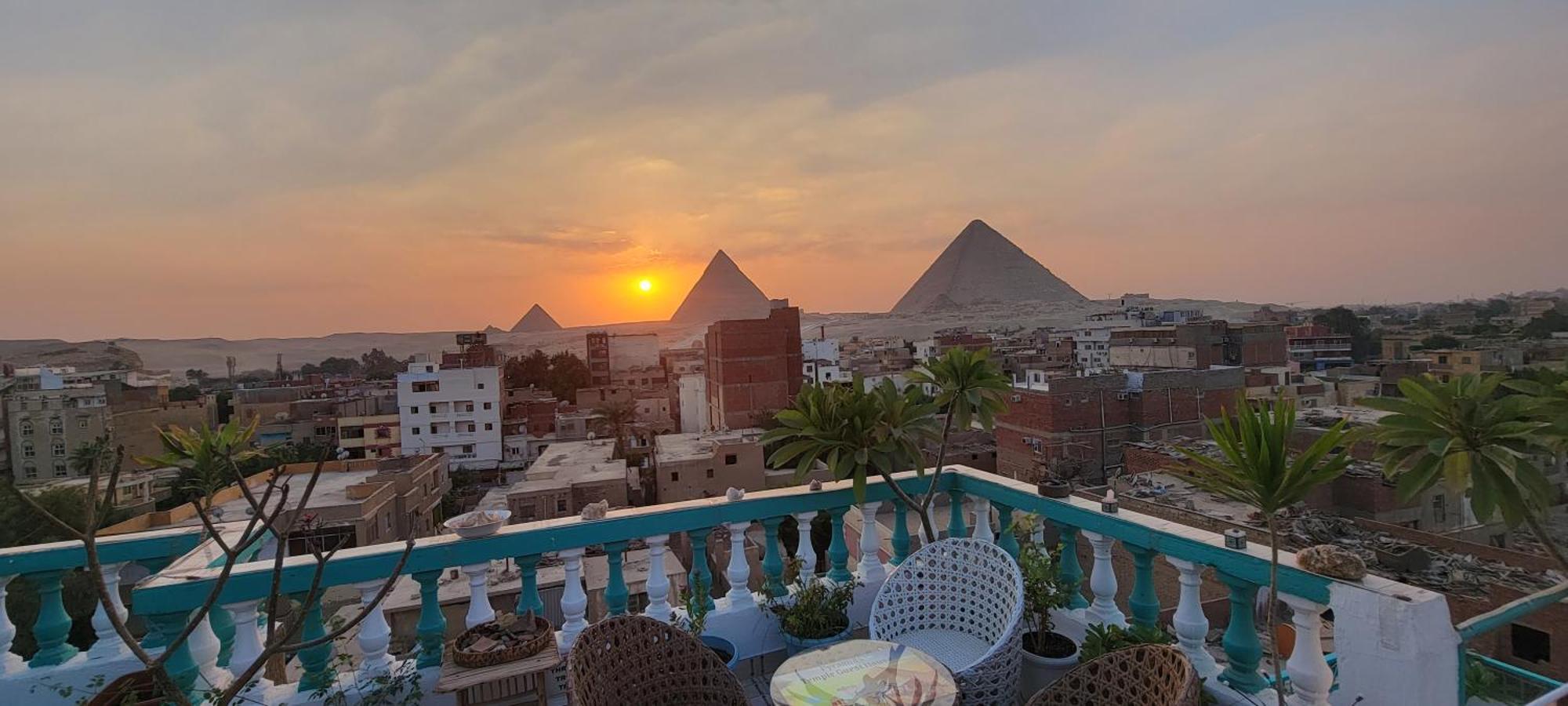 Kafret el-Gabal Pyramids Temple Guest House מראה חיצוני תמונה