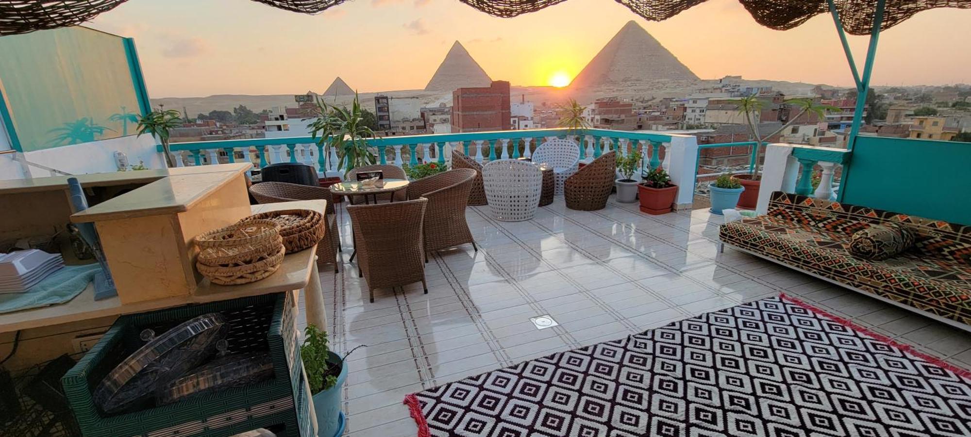 Kafret el-Gabal Pyramids Temple Guest House מראה חיצוני תמונה
