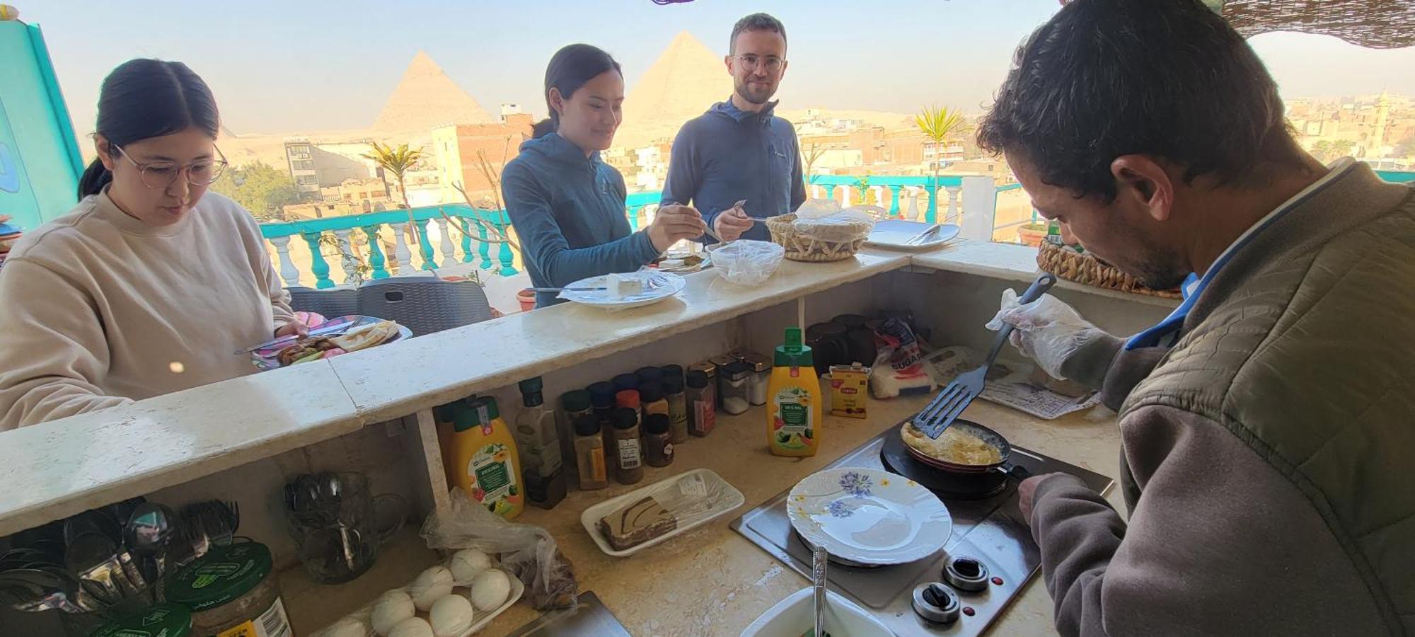 Kafret el-Gabal Pyramids Temple Guest House מראה חיצוני תמונה