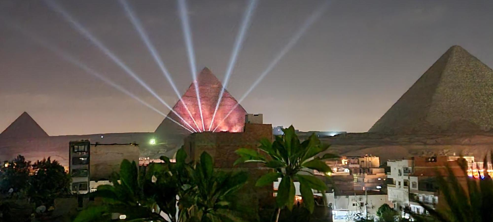 Kafret el-Gabal Pyramids Temple Guest House מראה חיצוני תמונה