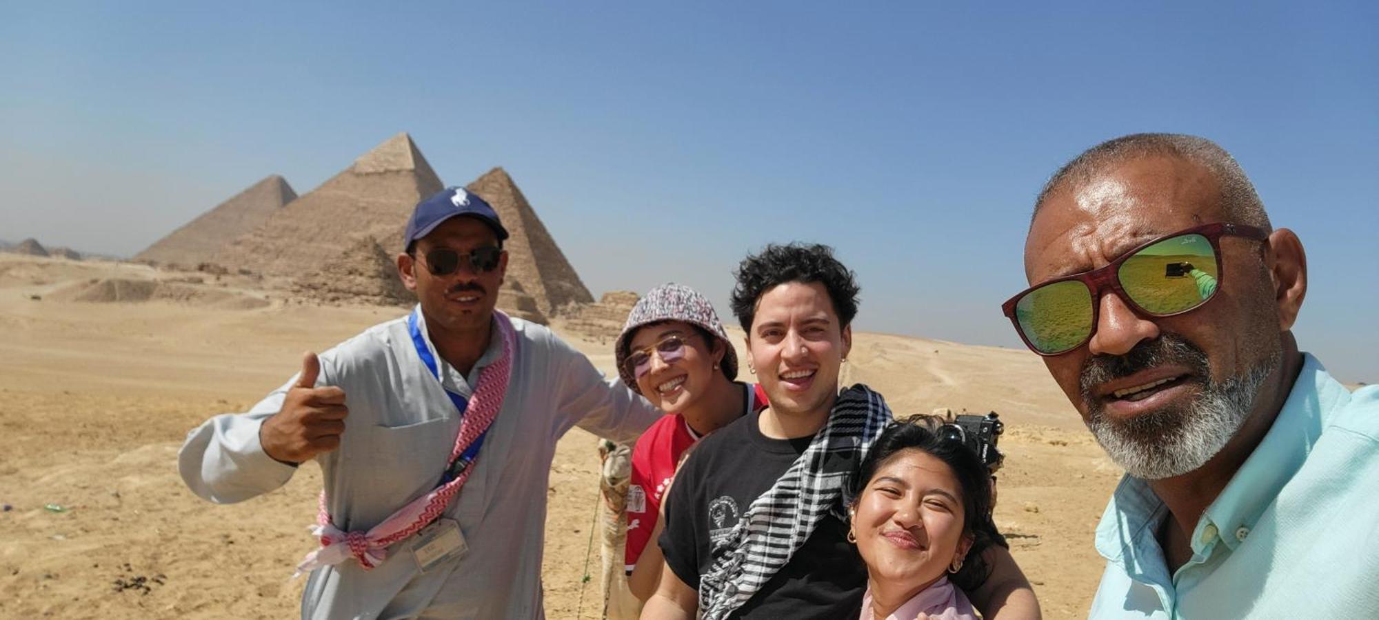 Kafret el-Gabal Pyramids Temple Guest House מראה חיצוני תמונה
