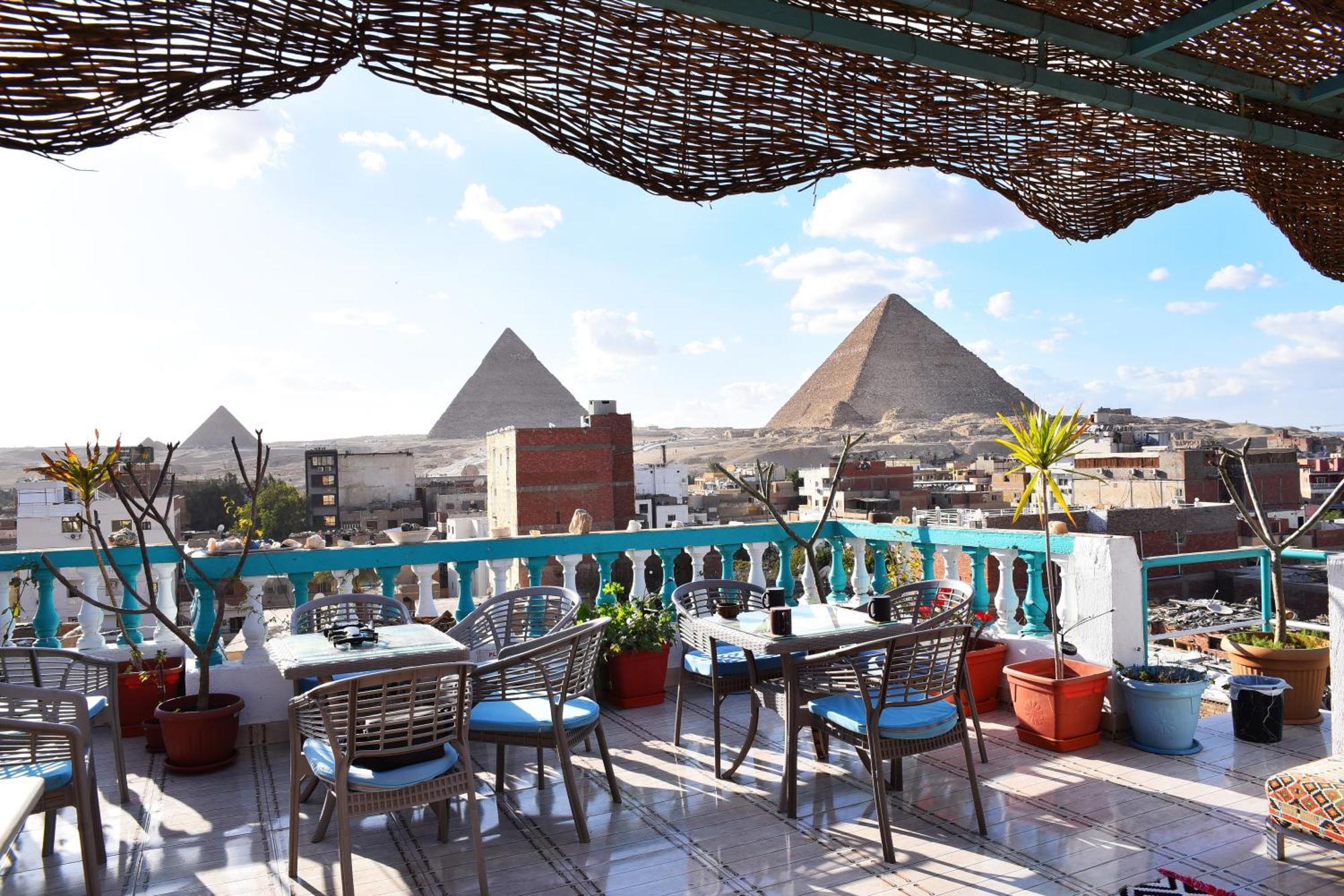 Kafret el-Gabal Pyramids Temple Guest House מראה חיצוני תמונה