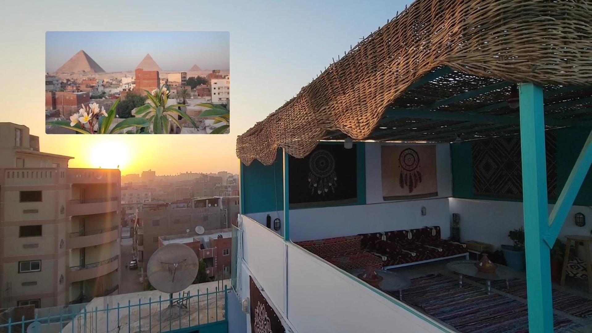 Kafret el-Gabal Pyramids Temple Guest House מראה חיצוני תמונה