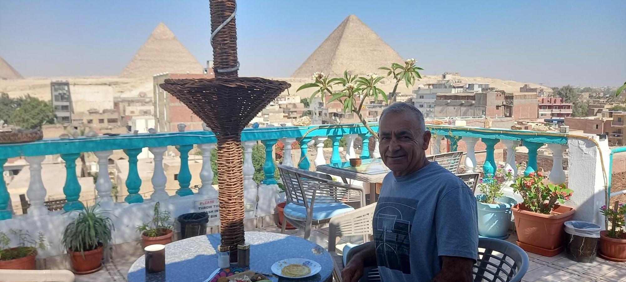 Kafret el-Gabal Pyramids Temple Guest House מראה חיצוני תמונה